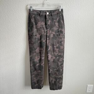 DL1961 Jerry High Rise Vintage Straight Camo Jeans Women's 27 Stretch